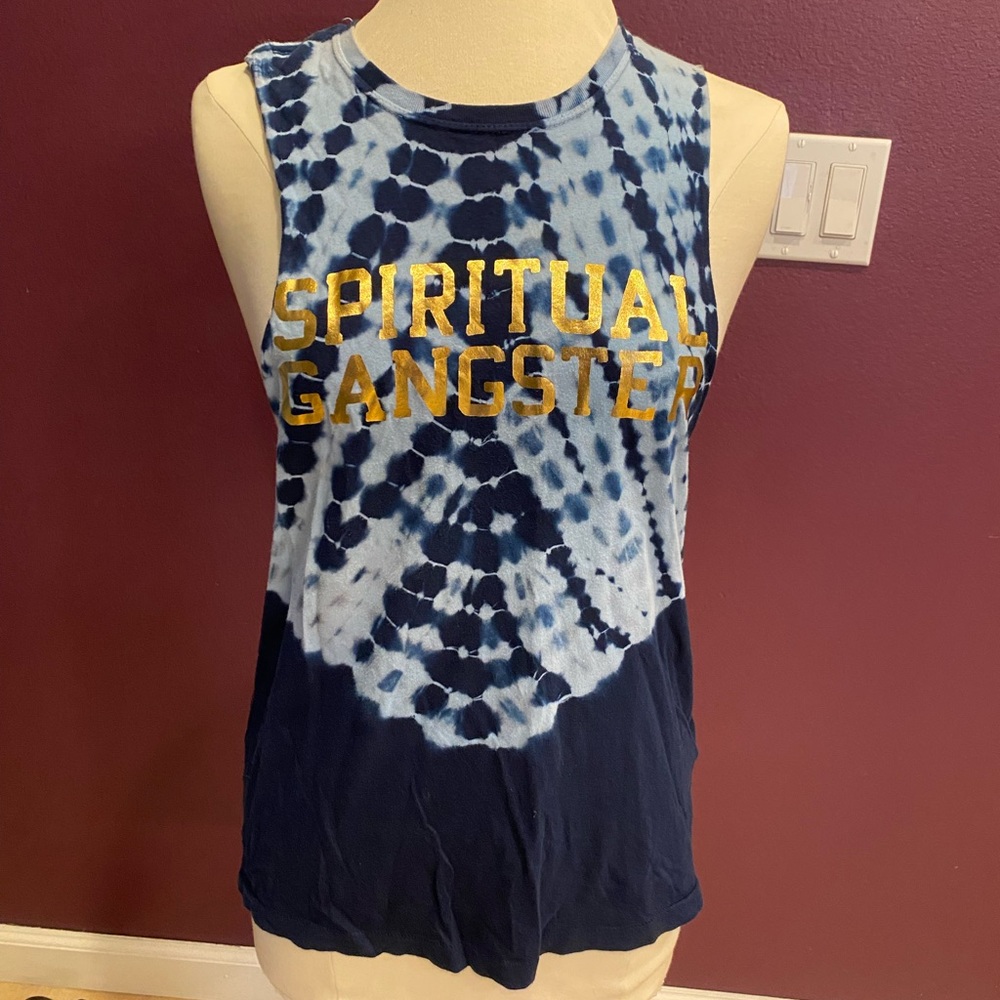 Spiritual Gangster Tie Die tank top